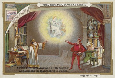 Scene from Faust, an Opera by Charles Gounod by European School
